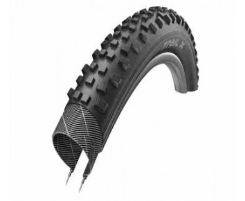 26 X 2.25 XLC Trail X mountain Bike Black tyre 24 TPI